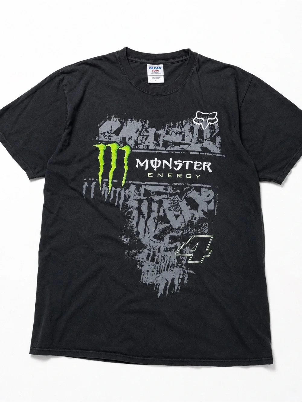 Gildan Black Short Sleeve Monster Energy Graphic Tee UNISEX SIZE L